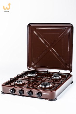 Kuchenka gazowa nastawna 4-palnikowa Ravanson K-04BR (brązowy)
