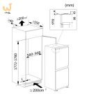 Chłodziarka do zabudowy MPM-240-FFH-01/A