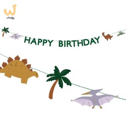 Baner Happy Birthday Dino 3m
