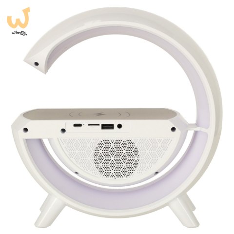 Lampka LED RGB ładowarka indukcyjna radio budzik zegar Lampka LED RGB ładowarka indukcyjna radio budzik zegar