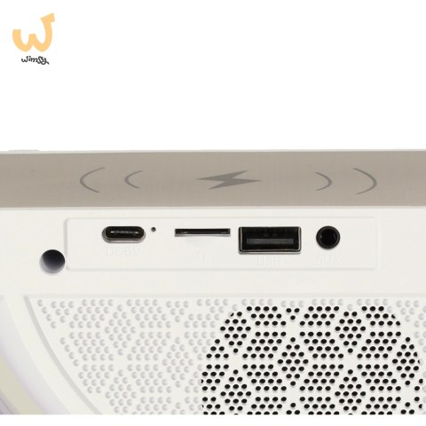 Lampka LED RGB ładowarka indukcyjna radio budzik zegar Lampka LED RGB ładowarka indukcyjna radio budzik zegar