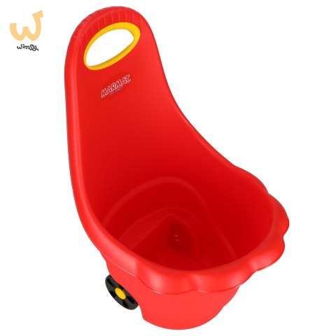 Pojemnik wielofunkcyjny dla dzieci taczka wózek kontener stokrotka czerwony Pojemnik wielofunkcyjny dla dzieci taczka wózek kontener stokrotka czerwony