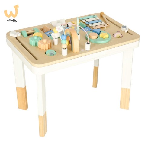 Stolik manipulacyjny LULILO montessori miętowy Stolik manipulacyjny LULILO montessori miętowy