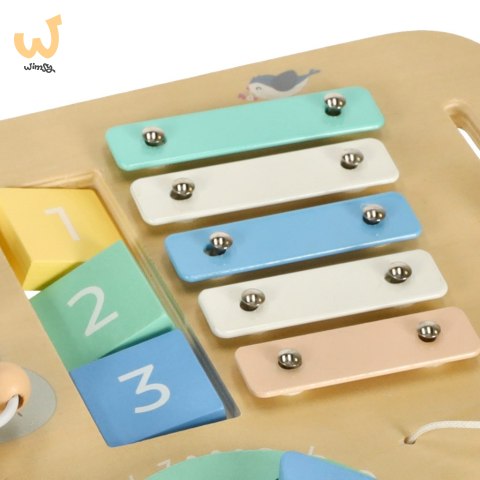 Stolik manipulacyjny LULILO montessori miętowy Stolik manipulacyjny LULILO montessori miętowy