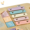 Stolik manipulacyjny LULILO montessori różowy