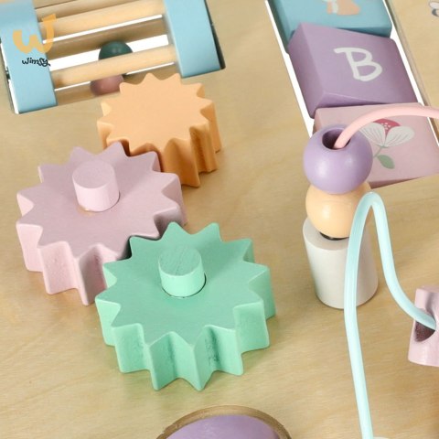 Stolik manipulacyjny LULILO montessori różowy Stolik manipulacyjny LULILO montessori różowy