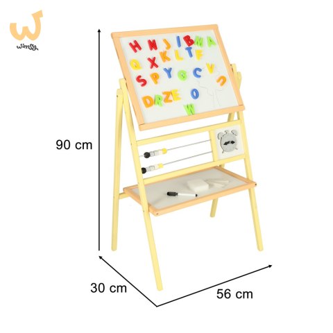 Tablica kredowa magnetyczna liczydło 30 x 56 x 90 cm Tablica kredowa magnetyczna liczydło 30 x 56 x 90 cm