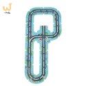 Tor samochodowy puzzle policja pojazdy miasto 47 elementów