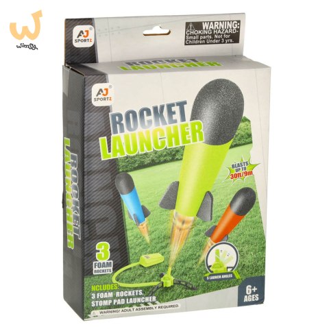 Wyrzutnia rakiet piankowych Power launcher rocket rakiety piankowe x3 Wyrzutnia rakiet piankowych Power launcher rocket rakiety piankowe x3