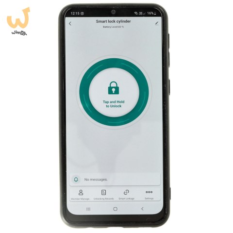 Zamek elektroniczny SMART wkładka inteligentna do drzwi odcisk palca bluetooth Zamek elektroniczny SMART wkładka inteligentna do drzwi odcisk palca bluetooth