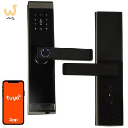 Zamek elektroniczny do drzwi SMART klamka inteligentna na kod odcisk palca bluetooth