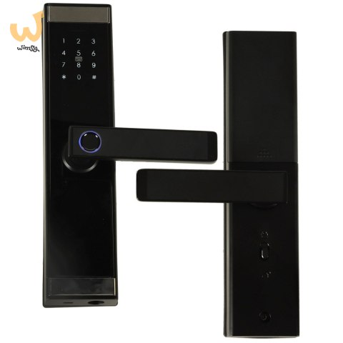 Zamek elektroniczny do drzwi SMART klamka inteligentna na kod odcisk palca bluetooth Zamek elektroniczny do drzwi SMART klamka inteligentna na kod odcisk palca bluetooth