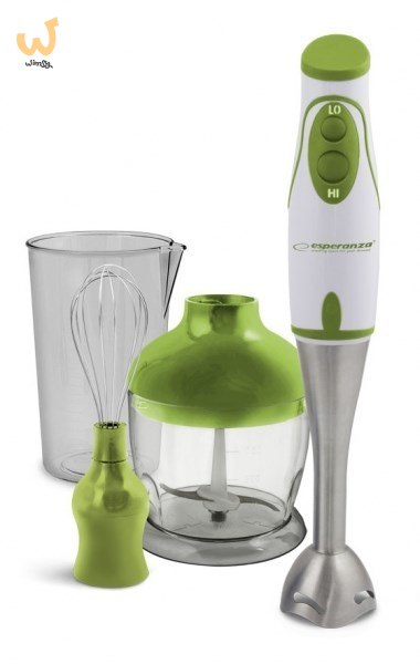 Blender ręczny Esperanza Crema EKM003G (450W; kolor zielony) Blender ręczny Esperanza Crema EKM003G (450W; kolor zielony)