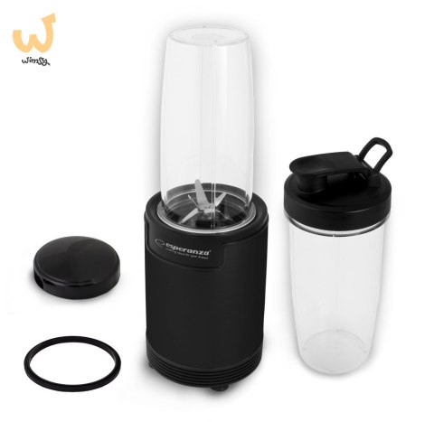 Blender smoothie Esperanza NUTRI SHOT EKM029 (700W; kolor czarny) Blender smoothie Esperanza NUTRI SHOT EKM029 (700W; kolor czarny)