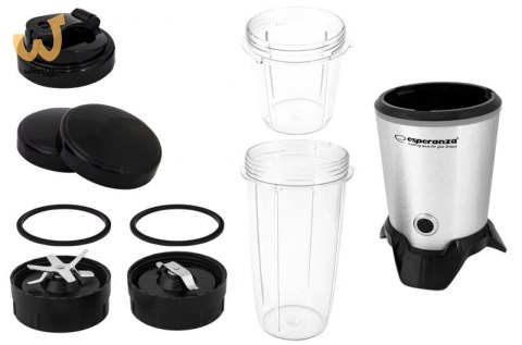 Blender sportowy Esperanza MASTER EKM028 (1000W; kolor czarno-srebrny) Blender sportowy Esperanza MASTER EKM028 (1000W; kolor czarno-srebrny)