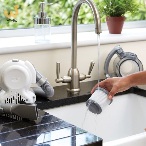 Odkurzacz akumulatorowy Black&Decker DustBuster Flexi PD1820L-QW (kolor srebrny) Odkurzacz akumulatorowy Black&Decker DustBuster Flexi PD1820L-QW (kolor srebrny)