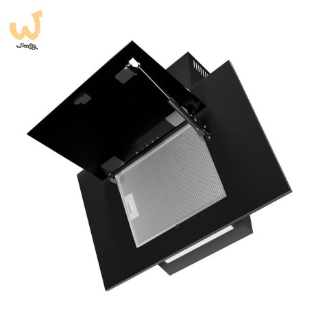 Okap AKPO WK-4 NERO 2.0 60 CZARNY T300 Liniowy LED/Siłownik Okap AKPO WK-4 NERO 2.0 60 CZARNY T300 Liniowy LED/Siłownik