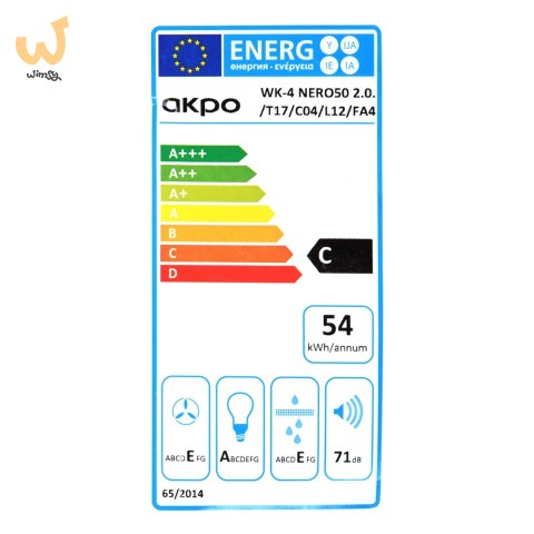 Okap AKPO WK-4 NERO LINE 2.0 60 BIAŁY T300 Liniowy LED/Siłownik Okap AKPO WK-4 NERO LINE 2.0 60 BIAŁY T300 Liniowy LED/Siłownik