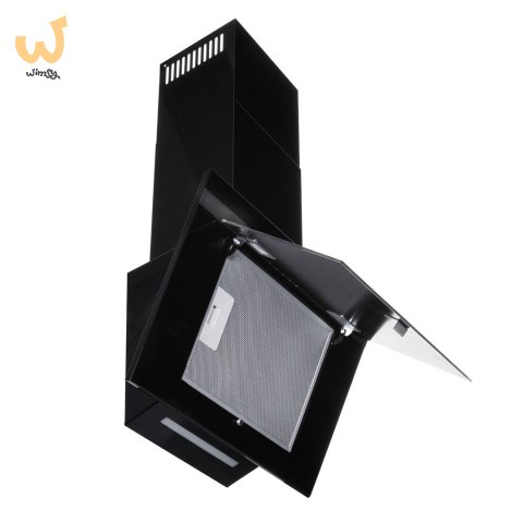 Okap AKPO WK-4 NERO LINE 2.0 90 CZARNY T450 Liniowy LED/Siłownik Okap AKPO WK-4 NERO LINE 2.0 90 CZARNY T450 Liniowy LED/Siłownik
