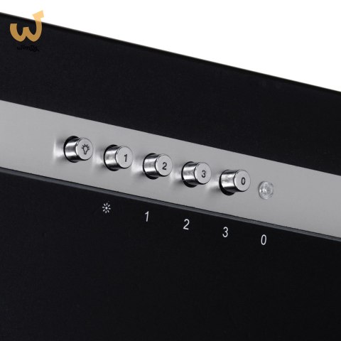 Okap AKPO WK-4 NERO LINE 2.0 90 CZARNY T450 Liniowy LED/Siłownik Okap AKPO WK-4 NERO LINE 2.0 90 CZARNY T450 Liniowy LED/Siłownik