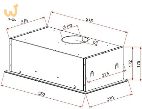 Okap podszafkowy TEKA GFG2 GLASS WHITE (334 m3/h; kolor biały) Okap podszafkowy TEKA GFG2 GLASS WHITE (334 m3/h; kolor biały)