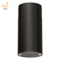 Okap wyspowy tuba MAAN Elba2 39 cm czarny