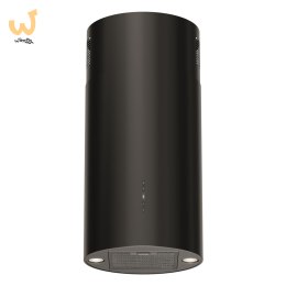 Okap wyspowy tuba MAAN Elba2 39 cm czarny
