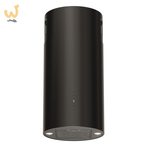 Okap wyspowy tuba MAAN Elba2 39 cm czarny
