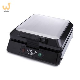 Gofrownica Adler AD 3036 (1500W; kolor srebrny)