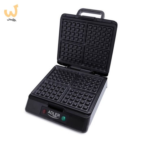 Gofrownica Adler AD 3036 (1500W; kolor srebrny) Gofrownica Adler AD 3036 (1500W; kolor srebrny)