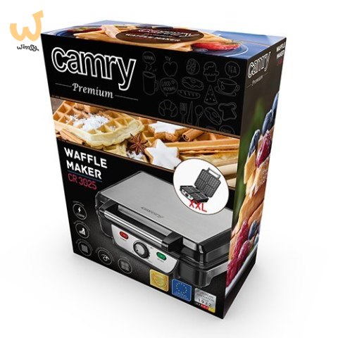 Gofrownica CAMRY CR 3025 (1150W; kolor czarny) Gofrownica CAMRY CR 3025 (1150W; kolor czarny)