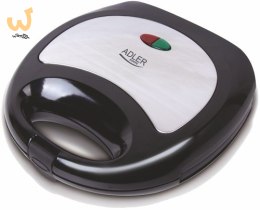Opiekacz do kanapek Adler AD 3015 (750W; kolor czarny)