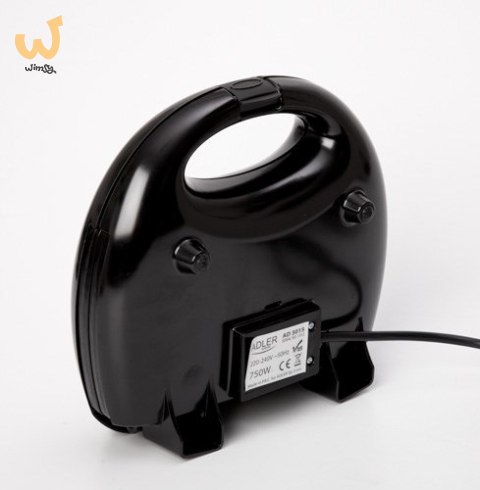 Opiekacz do kanapek Adler AD 3015 (750W; kolor czarny) Opiekacz do kanapek Adler AD 3015 (750W; kolor czarny)