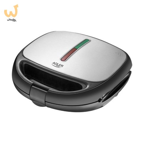 Opiekacz do kanapek Adler AD 3040 (800W; kolor czarny) Opiekacz do kanapek Adler AD 3040 (800W; kolor czarny)