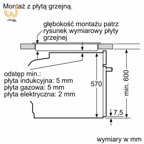 Piekarnik BOSCH HQG572EB3 Piekarnik BOSCH HQG572EB3