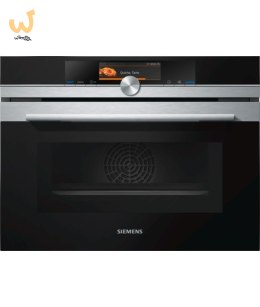 Piekarnik kompaktowy z mikrofalą SIEMENS CM678G4S1 samoczyszczenie pyroliza