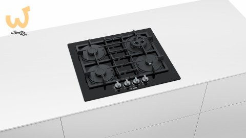 Płyta gazowa BOSCH PNP6B6B90 (4 pola grzejne; kolor czarny) (WYPRZEDAŻ) Płyta gazowa BOSCH PNP6B6B90 (4 pola grzejne; kolor czarny) (WYPRZEDAŻ)