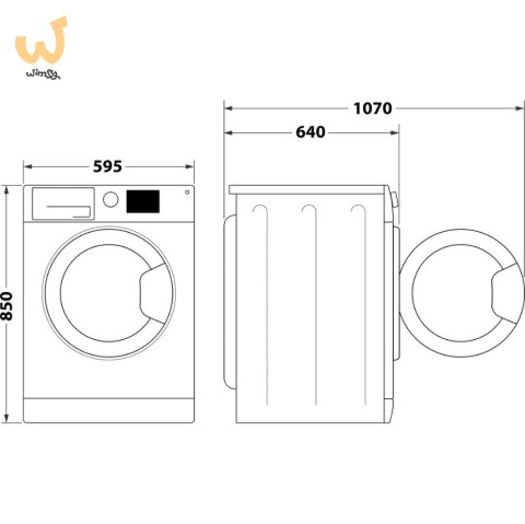 Pralka HOTPOINT AQ104D497SD EU/B N Pralka HOTPOINT AQ104D497SD EU/B N