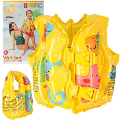 INTEX 59661 Kamizelka dmuchana kapok do pływania dla dzieci 3-5lat 18-23kg INTEX 59661 Kamizelka dmuchana kapok do pływania dla dzieci 3-5lat 18-23kg