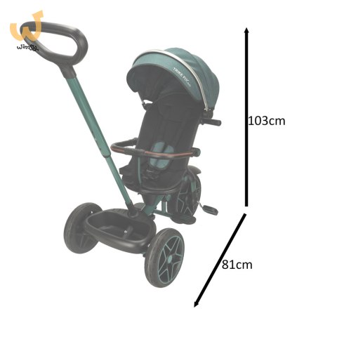 Rowerek trójkołowy TRIKE FIX Elite obrotowy zielony Rowerek trójkołowy TRIKE FIX Elite obrotowy zielony