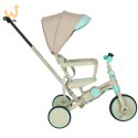 Rowerek trójkołowy TRIKE FIX V4 niebiesko-szary z daszkiem