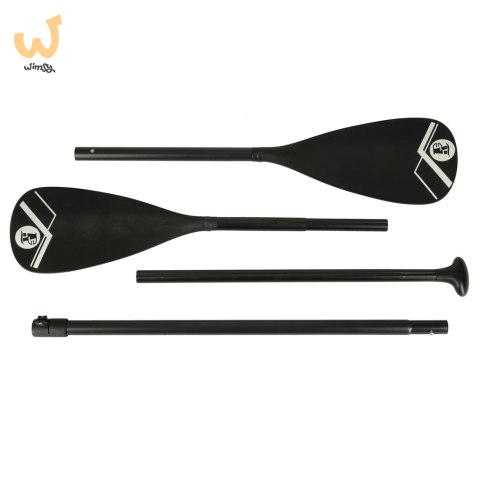 Wiosło kajakowe do deski SUP 2w1 składane aluminiowe regulowane 175 - 220 cm Wiosło kajakowe do deski SUP 2w1 składane aluminiowe regulowane 175 - 220 cm