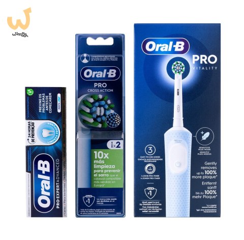 Oral-B Vitality Pro + Pasta + 2 końcówki Oral-B Vitality Pro + Pasta + 2 końcówki