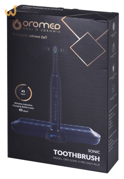 Soniczna szczoteczka ORO-SONIC X PRO NAVY BLUE Soniczna szczoteczka ORO-SONIC X PRO NAVY BLUE
