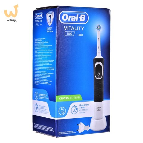 Szczoteczka do zębów Braun CrossAction Vitality 100 (elektryczna; kolor czarny) Szczoteczka do zębów Braun CrossAction Vitality 100 (elektryczna; kolor czarny)