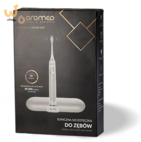 Szczoteczka soniczna OROMED ORO SONIC NEXT WHITE Szczoteczka soniczna OROMED ORO SONIC NEXT WHITE