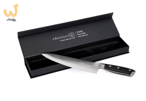 Nóż szefa kuchni Chef Kohersen Elegance Ebony Wood 21,6cm Nóż szefa kuchni Chef Kohersen Elegance Ebony Wood 21,6cm