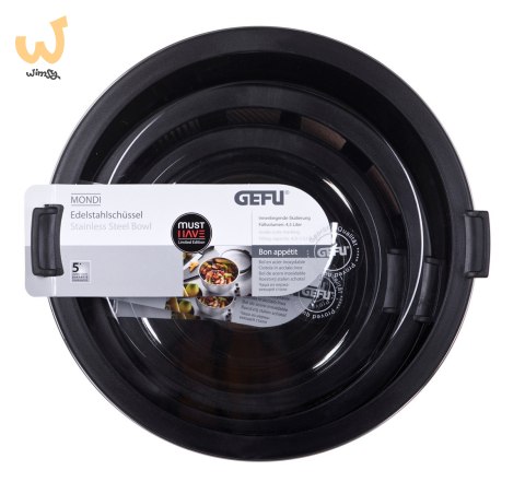 Zestaw 3 mis (16, 20, 24 cm) GEFU MONDI G-89430 Zestaw 3 mis (16, 20, 24 cm) GEFU MONDI G-89430