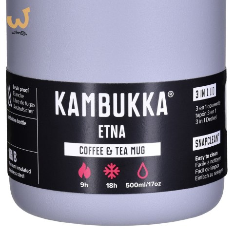 Kambukka kubek termiczny Etna 500ml - Uncertain Grey Kambukka kubek termiczny Etna 500ml - Uncertain Grey
