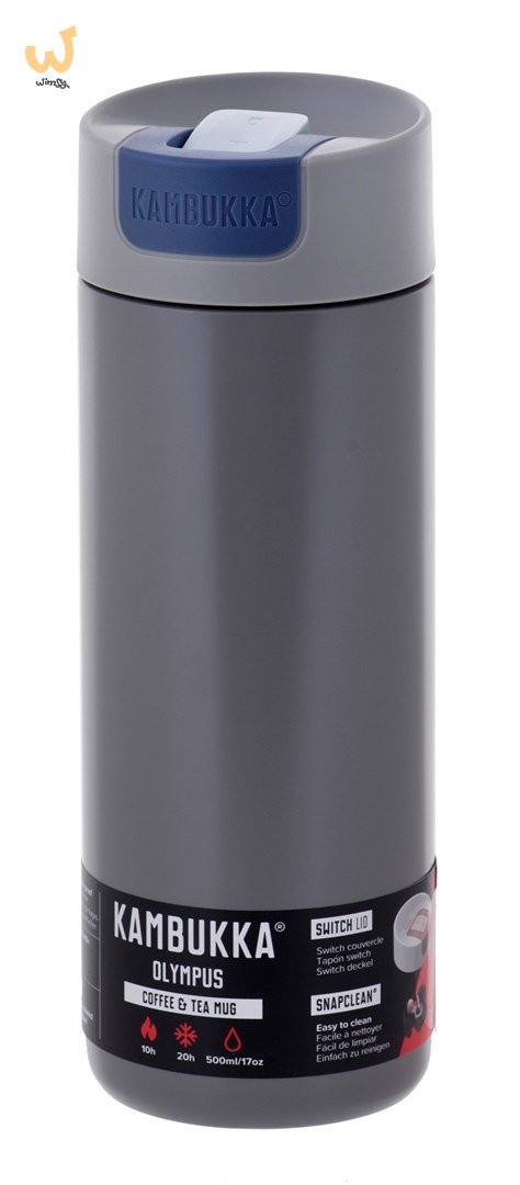 Kambukka kubek termiczny Olympus 500ml - Serious Grey Kambukka kubek termiczny Olympus 500ml - Serious Grey